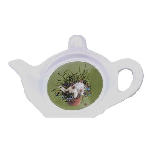 Teafilter Tartó Tányér - Macska a Virágcserépen - Kim Haskins 120433915