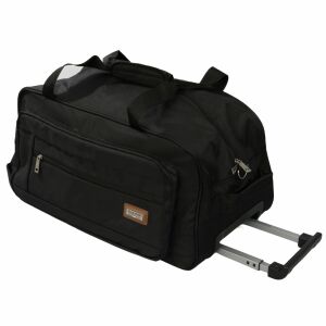 Geanta de voiaj cu troler, Atena, Negru, 55x30x30cm 120437004 - Genți de voiaj