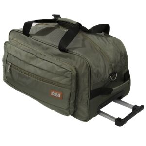 Geanta de voiaj cu troler, Atena, Verde, 55x30x30cm 120437007 - Genți de voiaj