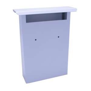 Nosztalgia Fém Postaláda - Fehér - 25x32cm