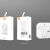 WUW-R32 fülhallgató csomagolás, fehér fülhallgatókkal Lightning csatlakozóval