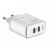 LDNIO A2528M Ladegerät mit 2xUSB-C Anschluss und Type-C - Lightning Kabel 35W weiß 120450660