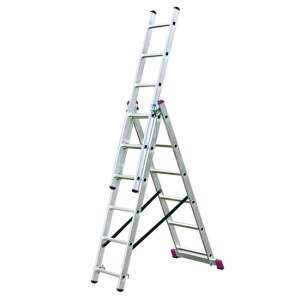 Krause Scară Aluminiu - Multifuncțională - 3x6 trepte 51438451 - KRAUSE