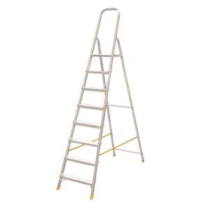 Krause Aluminiowa Drabina - 7+1 Stopni - 150kg 49126103 - KRAUSE