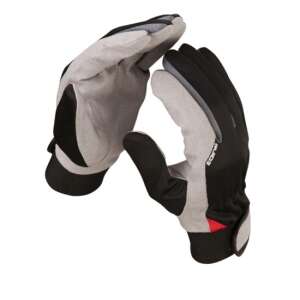 GUIDE 763 szintetikus munkakesztyű, szürke és fekete, tépőzáras - Védőfelszerelés