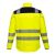 Portwest Vision Hi-Vis sárga softshell kabát hátulnézet