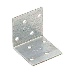 40 x 40 x 40 / 2 mm horganyzott sarokösszekötő lemez - JKH