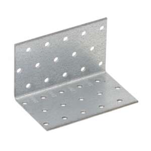 Galvanizált sarokösszekötő lemez faanyaghoz, 60 x 60 x 100 / 2 mm, 3254121 - JKH