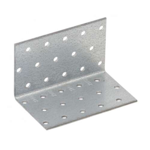 Galvanizált sarokösszekötő lemez faanyaghoz, 60 x 60 x 100 / 2 mm, 3254121