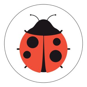 Vasalható Ovis jel csomag Katica mintával 120454999 - Óvodai kellék