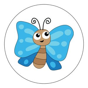 Vasalható Ovis jel csomag Kék lepke mintával 120455005 - Ovis jel