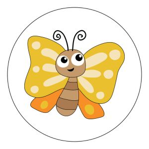 Vasalható Ovis jel csomag Sárga lepke mintával 120455006 - Ovis jel