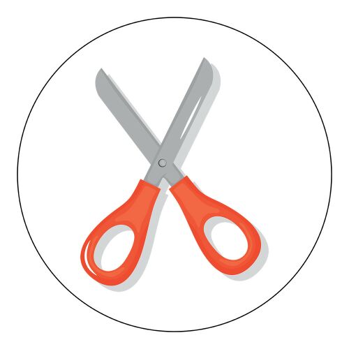 Vasalható Ovis jel csomag Olló mintával