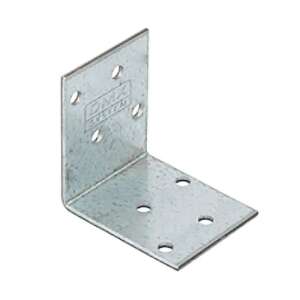 Cinkbevonatú acél sarokösszekötő lemez, 50 x 50 x 40 / 2 mm, 3254130 - JKH