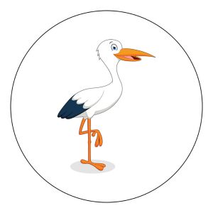 Vasalható Ovis jel csomag Gólya mintával 120455123 - Ovis jel