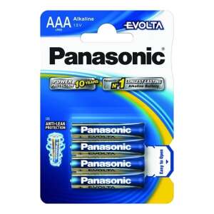 Panasonic EVOLTA AAA Alkaline Batteries, 4 Pack - Electronic