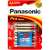 Panasonic Pro Power AA Alkaline Batteries, 4-Pack, Up to 10% Longer Lasting