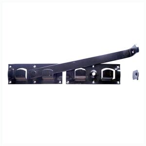 Kapuzár kétszárnyas 440 x 70 mm fekete 3238403 131711737 - JKH