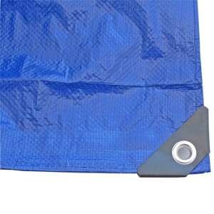 Kék ponyva szegecsekkel, 5x8 méter, 110 g/m2 - JKH