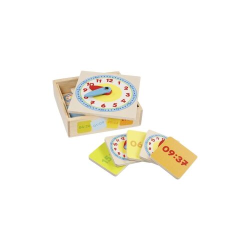 Goki 58445 Învață să citești ceasul joc în cutie de lemn 120583178