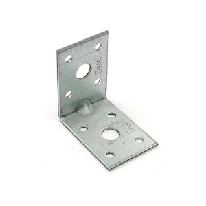 Sarokösszekötő lemez erős.   50 x 50 x 35 / 2 mm horganyzott 3254204 131714175 - Összekötő lemez