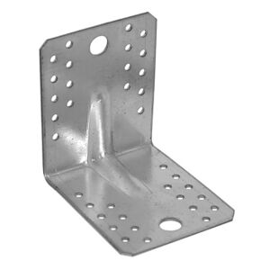 Sarokösszekötő lemez erős.  105 x 105 x 90 / 1,5 mm horganyzott K 3254218 131713915 - JKH