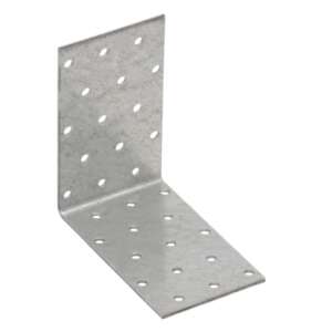 Horganyzott sarokösszekötő lemez 100 x 100 x 60 / 2 mm - Összekötő lemez