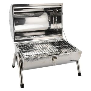 Faszén grill DOUBLE 2x 38cm utazó