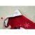 Flippy Ajándékzokni, piros, hóemberrel, 20 x 40 cm méret, textil, beltéri 120480779