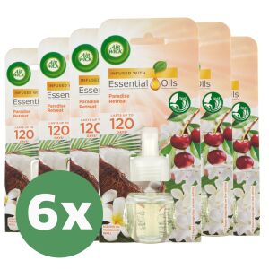 Air Wick Nyugalom szigete Utántöltő elektromos légfrissítő készülékhez 6x19ml 145622577 - Légfrissítő