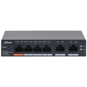 Dahua 4-portový PoE Switch s 2 Uplink portami, Model CS4006-4ET2ET-60 - Dahua