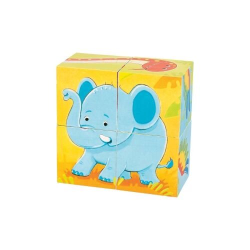 Blocuri de construcție Puzzle - Animale sălbatice 120583075