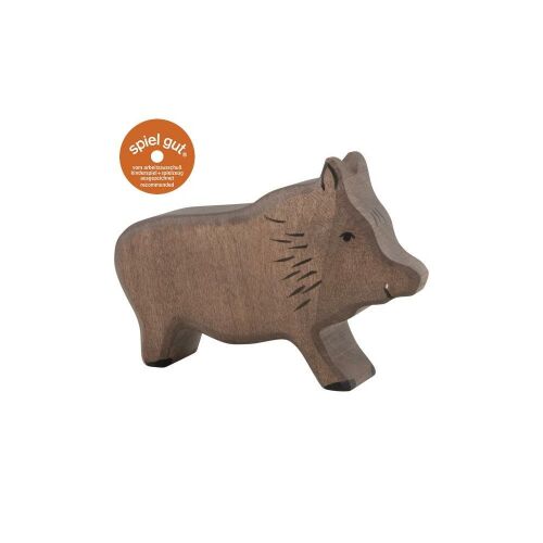 HOLZTIGER Vadkan Fa Figura, kézzel készített játék 