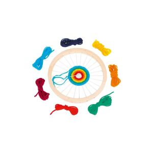 Goki kerek szövőkeret készlet színes fonalakkal - Goki