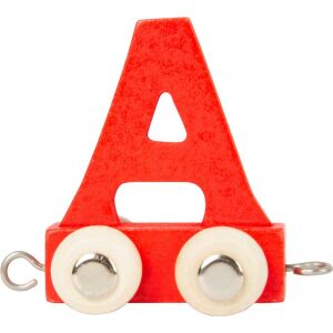 Small foot színes betűvonat fából - piros A 120587519 - Tolható, húzható játék