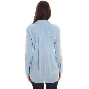 Gant Vízkék Pamut Női Ing - Hosszú Ujjú 40812181 - Női blúz, ing