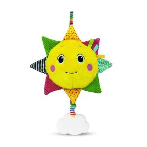 Bébi zenélõ, el., Nap, ágyra akasztós 20x22 cm dob.