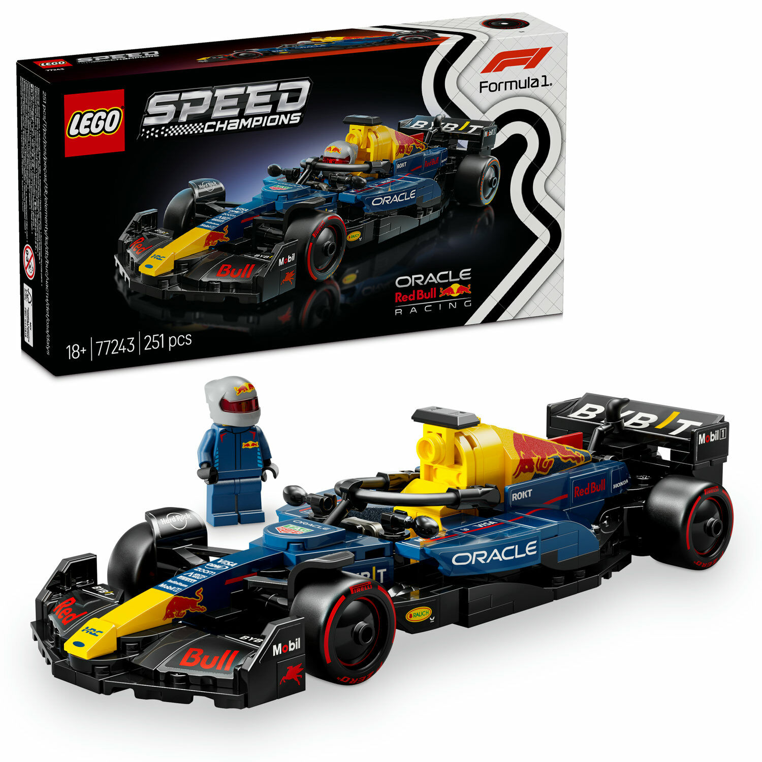 E-shop LEGO® Speed Champions 77243 Oracle Red Bull Racing RB20 F1® prete...
