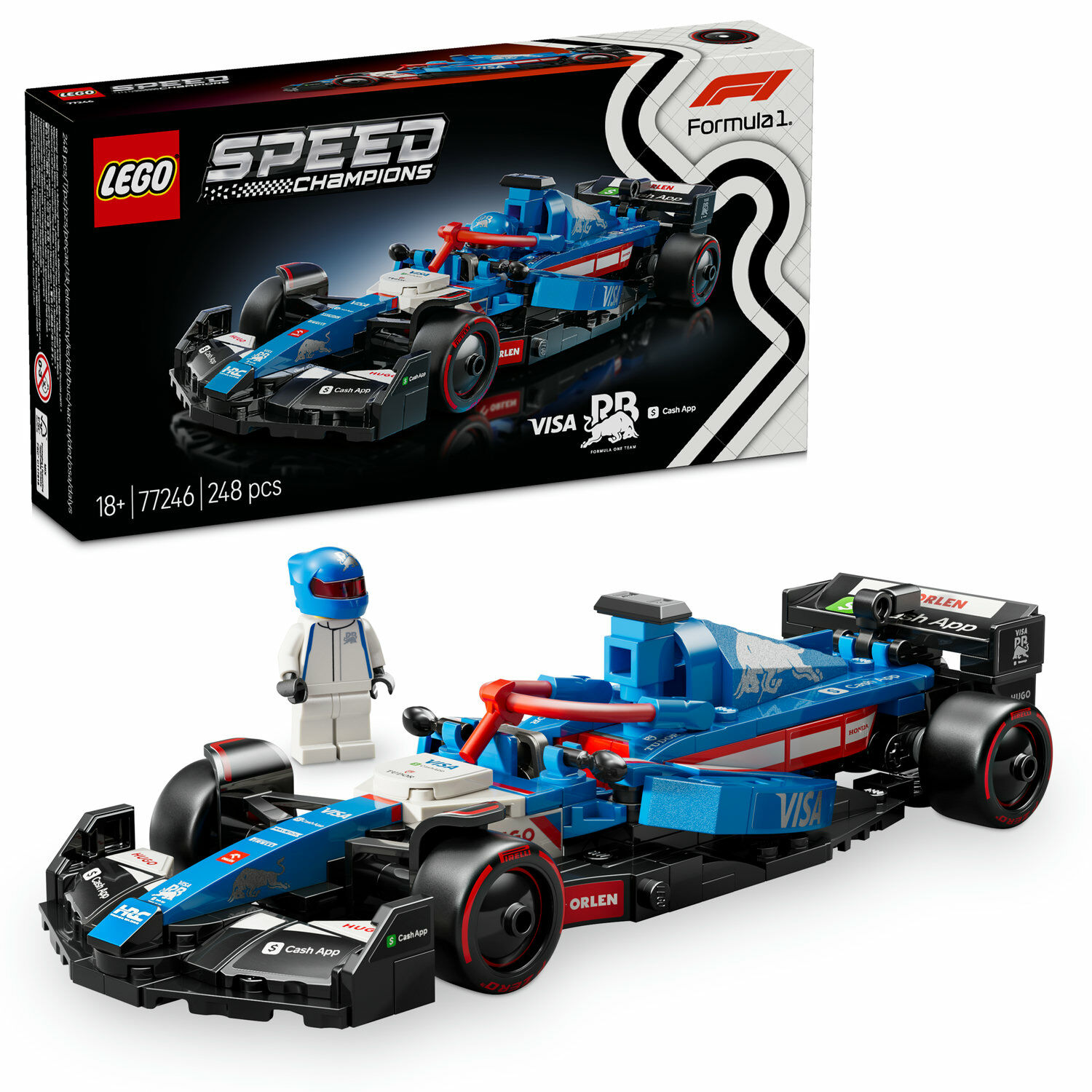 E-shop Stavebnica LEGO® Speed Champions 77246 Visa Cash App RB VCARB 01...