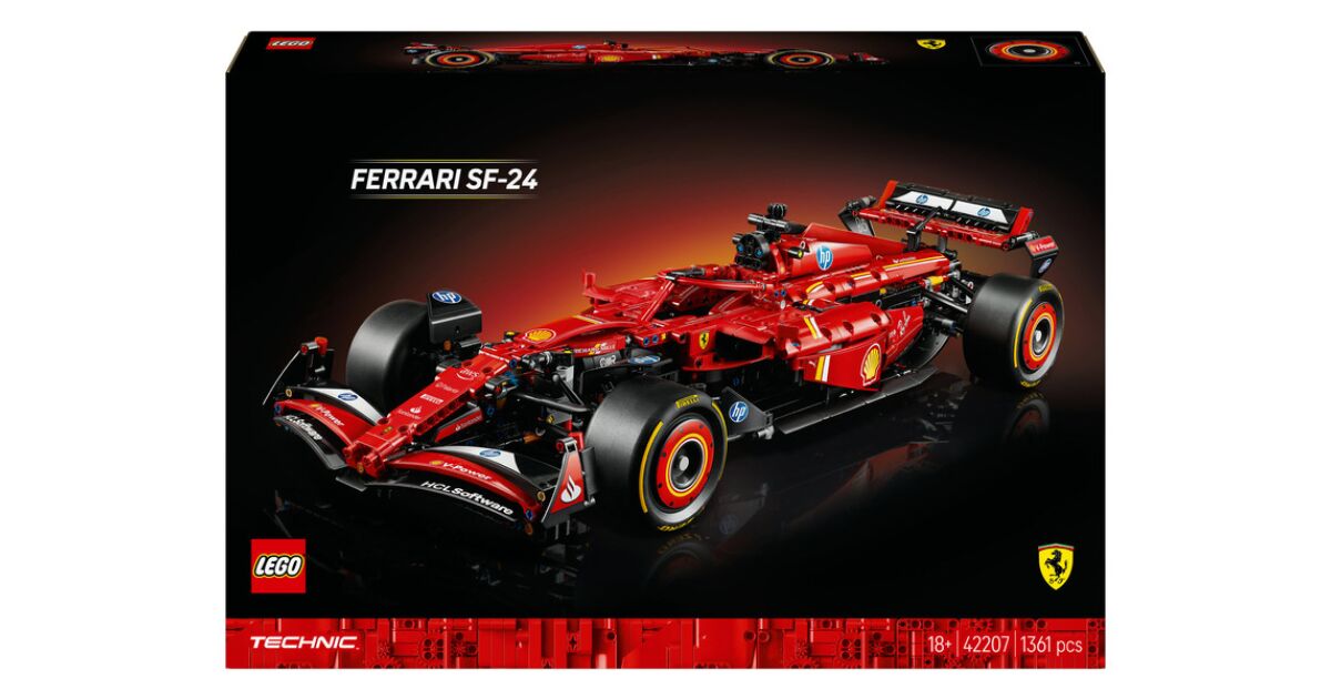 Lego Ferrari F1 Full Size World's First Life-sized Lego Ferrari