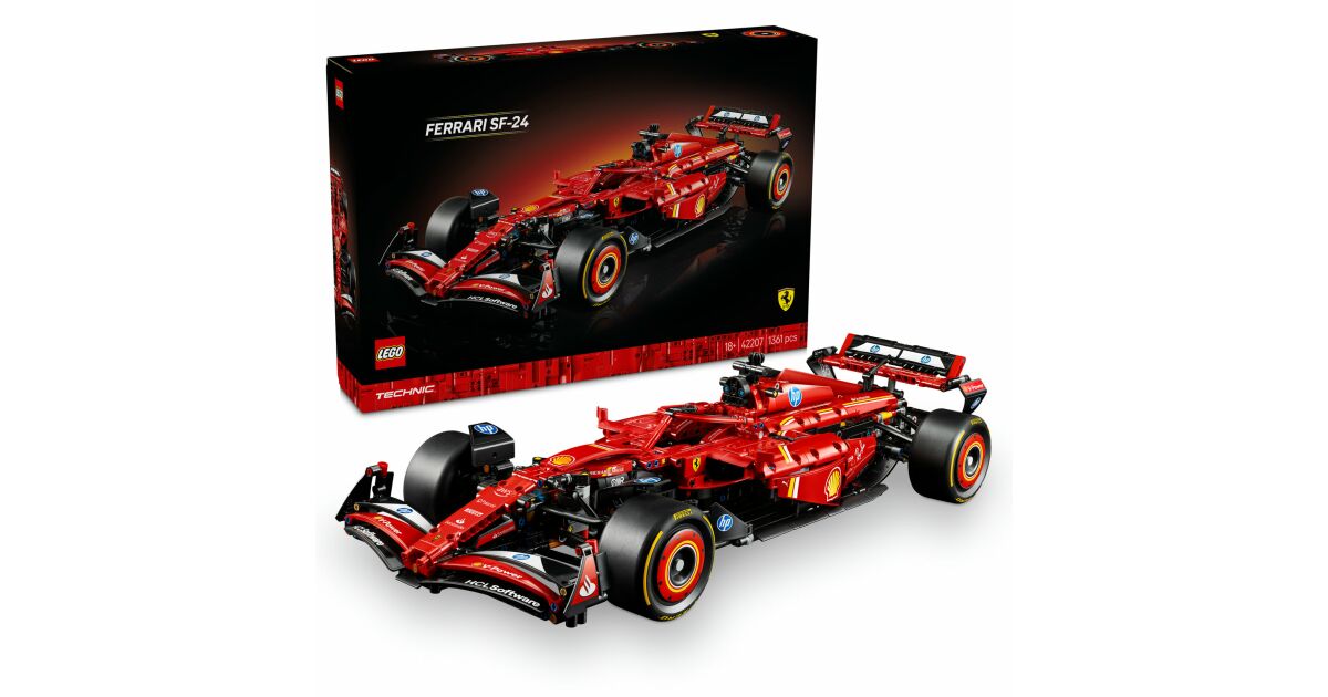 LEGO® Technic - Masina F1 Ferrari SF-24 42207, 1362 piese - imagine 2