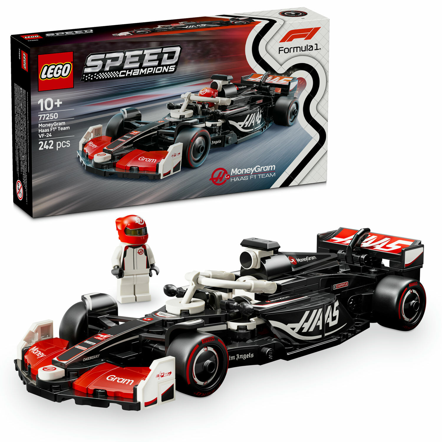 E-shop LEGO® Speed Champions MoneyGram Haas F1® Team VF-24 Pretekárske a...
