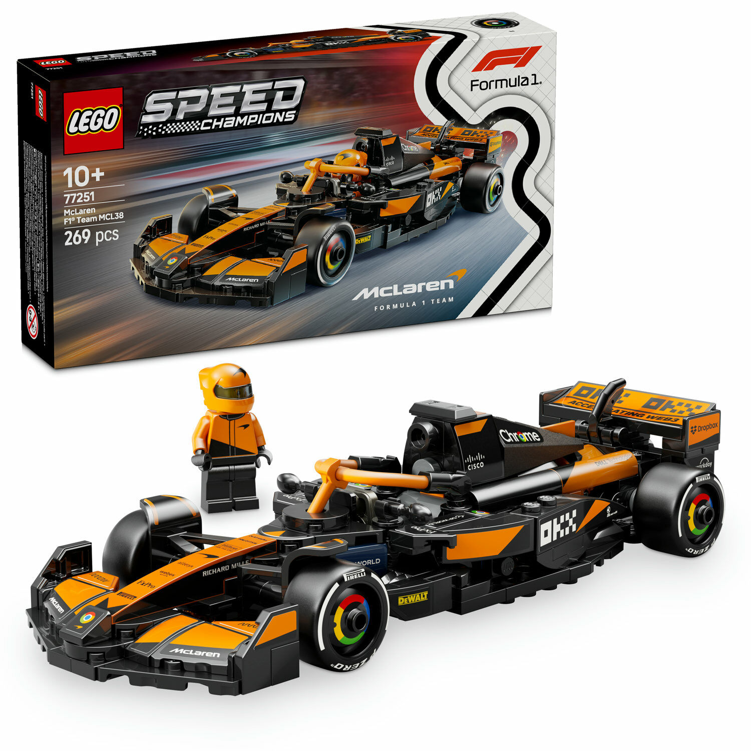 E-shop LEGO® Speed Champions 77251 McLaren F1® Team MCL38 Pretekárske au...