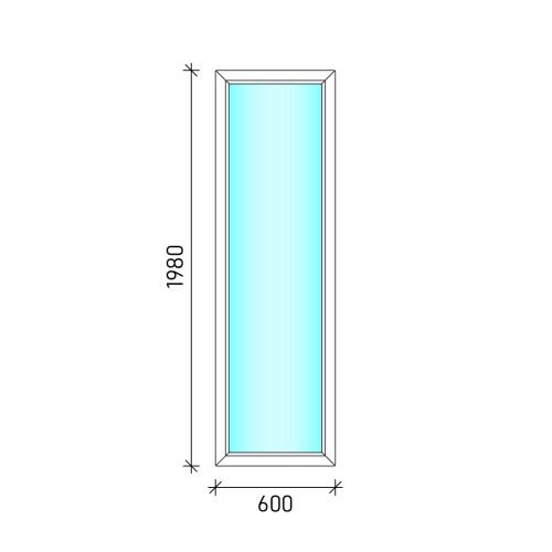 60x200 cm oldalvilágító műanyag ablak méretekkel - Ablak