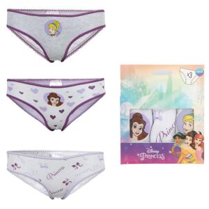 Súprava 3 kusov dievčenských nohavičiek Disney Princess, veľkosť 5-6 rokov, s Popoluškou, Bellou a ďalšími princeznami - Bábätká & Batoľatá