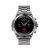 GARETT ATOM ezüst-fekete fém/szilikon Okosóra 120518073