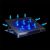Advance AIRSTREAM PRO laptop cooling pad with blue LED lights and 6 fans