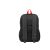 HyperX Delta Gaming Rucksack, schwarz mit roten Akzenten, Rückansicht