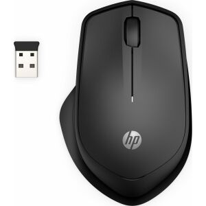 Mysz HP Silent 285 Bezprzewodowa Czarna z odbiornikiem USB - HP Mysz