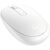 HP 240 White Wireless Mouse Angled View